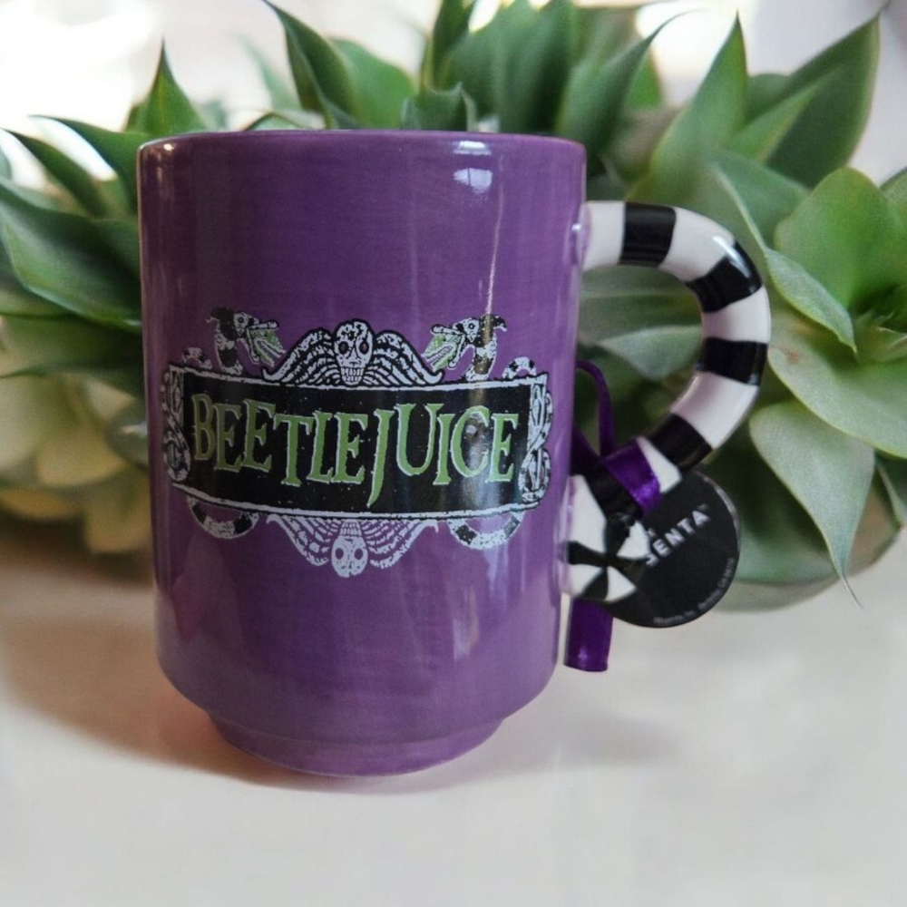 BEETLEJUICE  coffee mug by Magenta